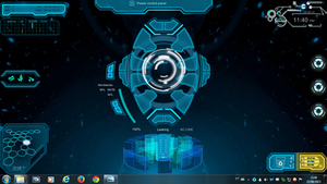 Desktop Futurist Rogers1967 Rainmeter