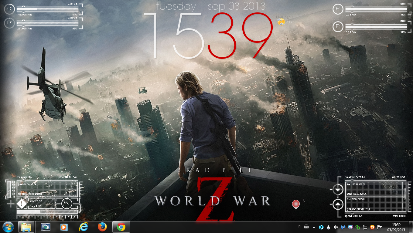 World War Z Rogers1967 Rainmeter