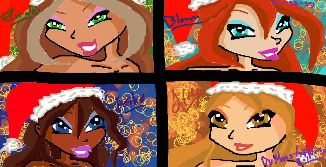 winx christmas by monsterwinxgirl on DeviantArt