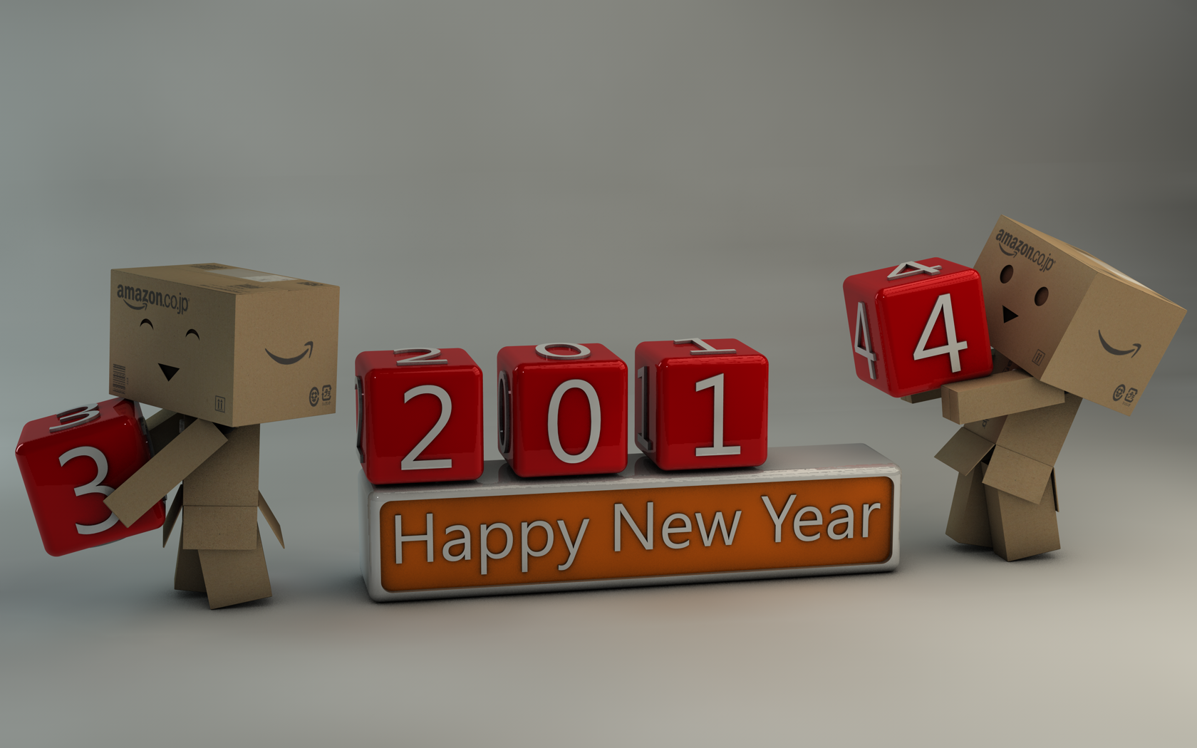 Danbo Happy New Year 2014