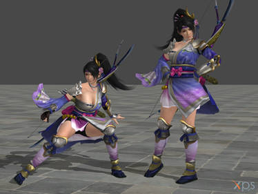 DOA5 Momiji Costume 40 Samurai Warriors Mashup