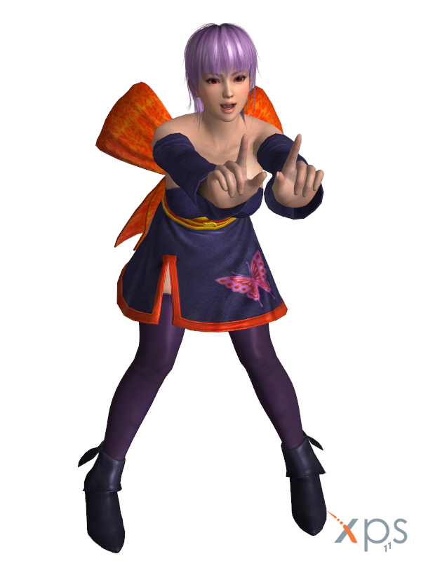 DOA5 Ayane Costume 03 Classic Purple