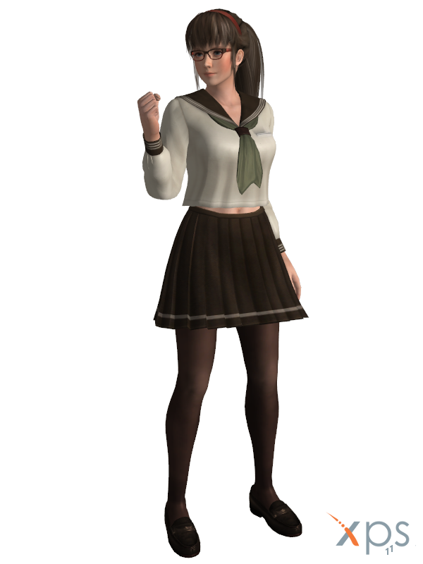 DOA5 Hitomi Costume 13 School Uniform 1