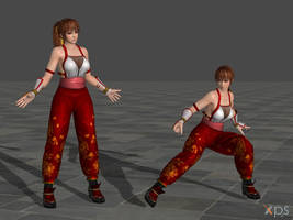 DOA5 Kasumi Costume 08 Classic Red