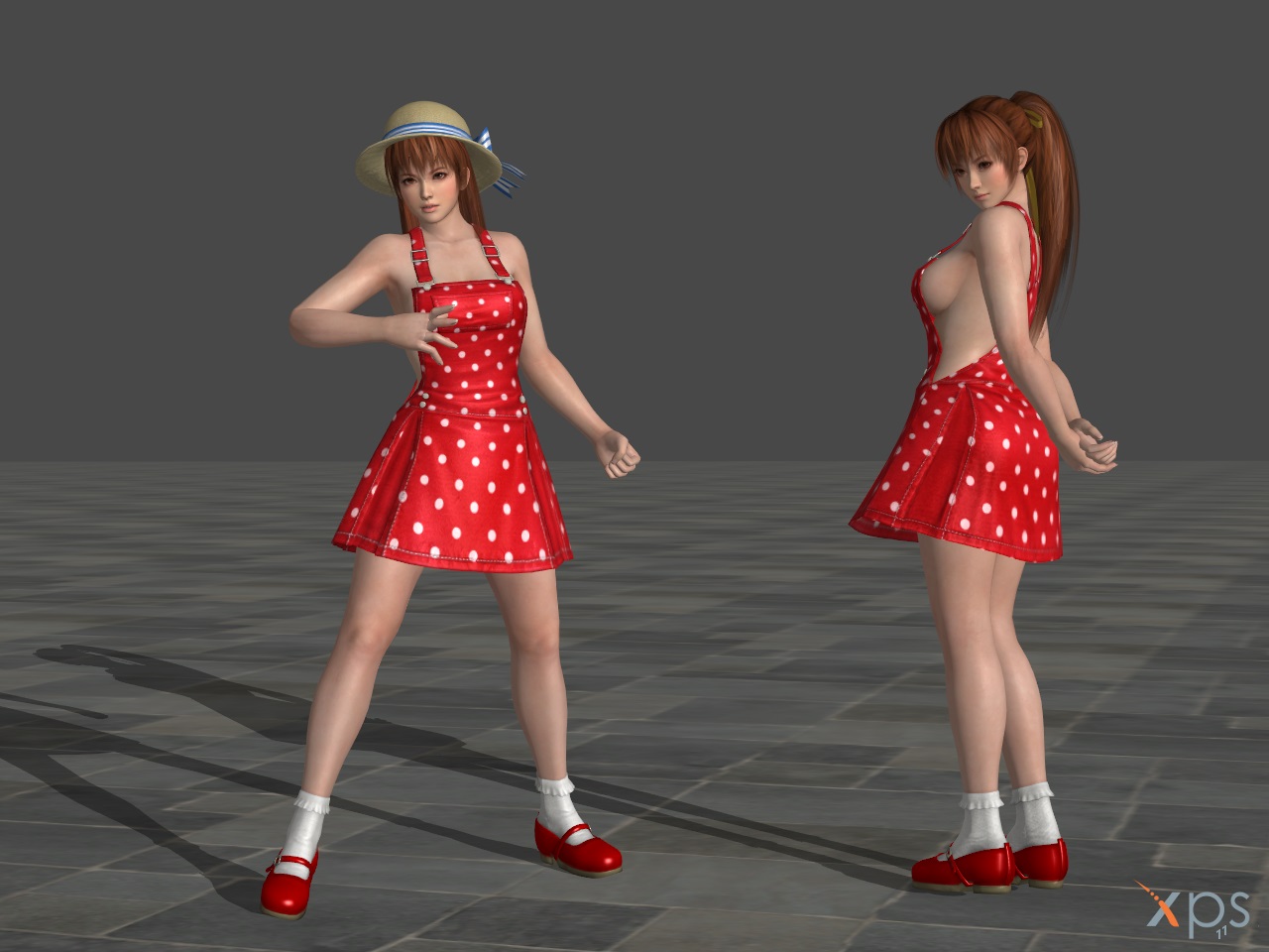 DOA5 Kasumi Costume 30 Overalls by rolance on DeviantArt