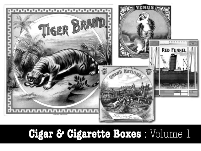 Cigar and Cigarette Boxes Vol1