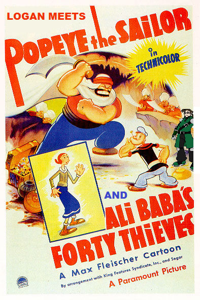 Logan Meets Popeye And Ali Baba S Forty Thieves By Hewytoonmore On Deviantart