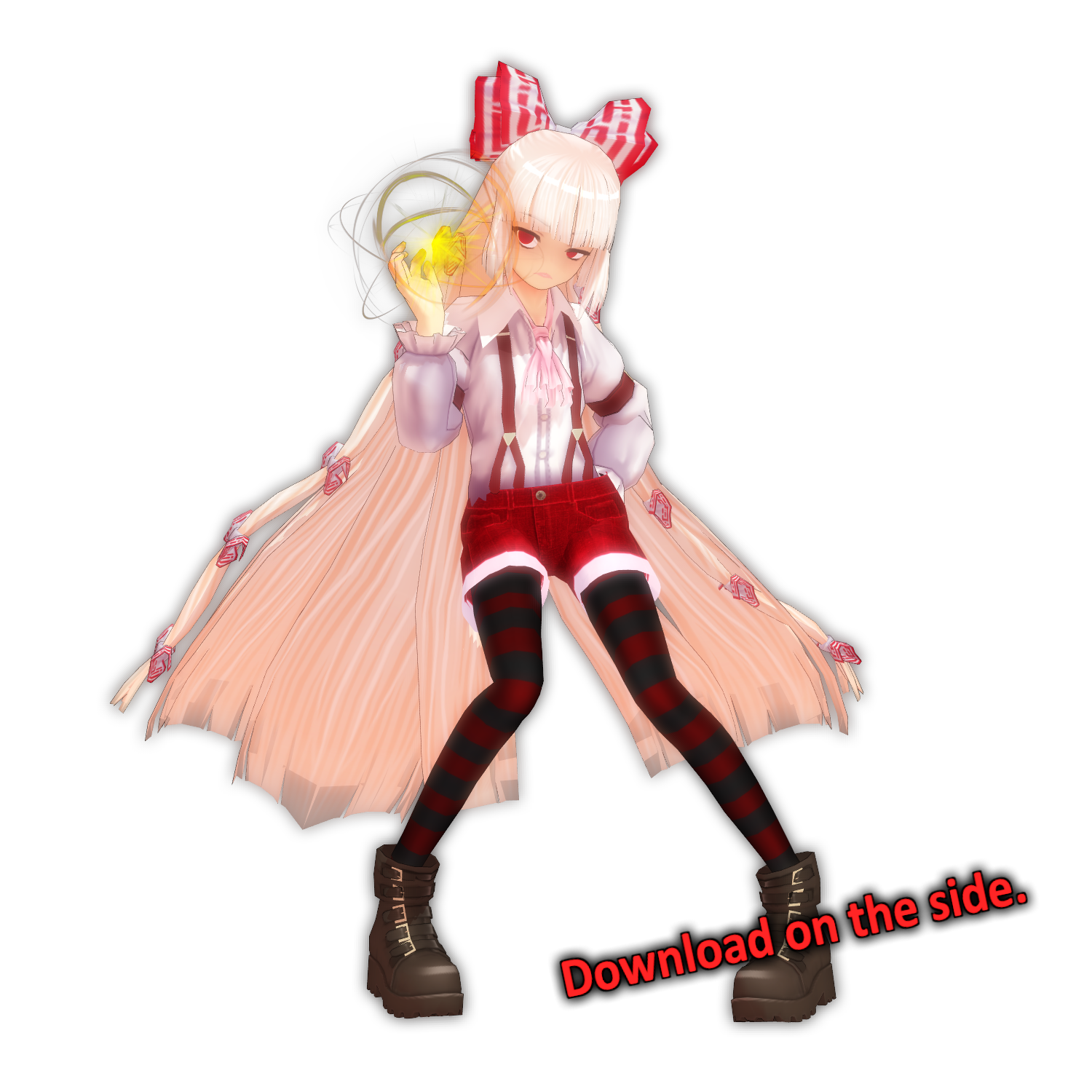 Fujiwara no Mokou -Shorts Edit- [DL]