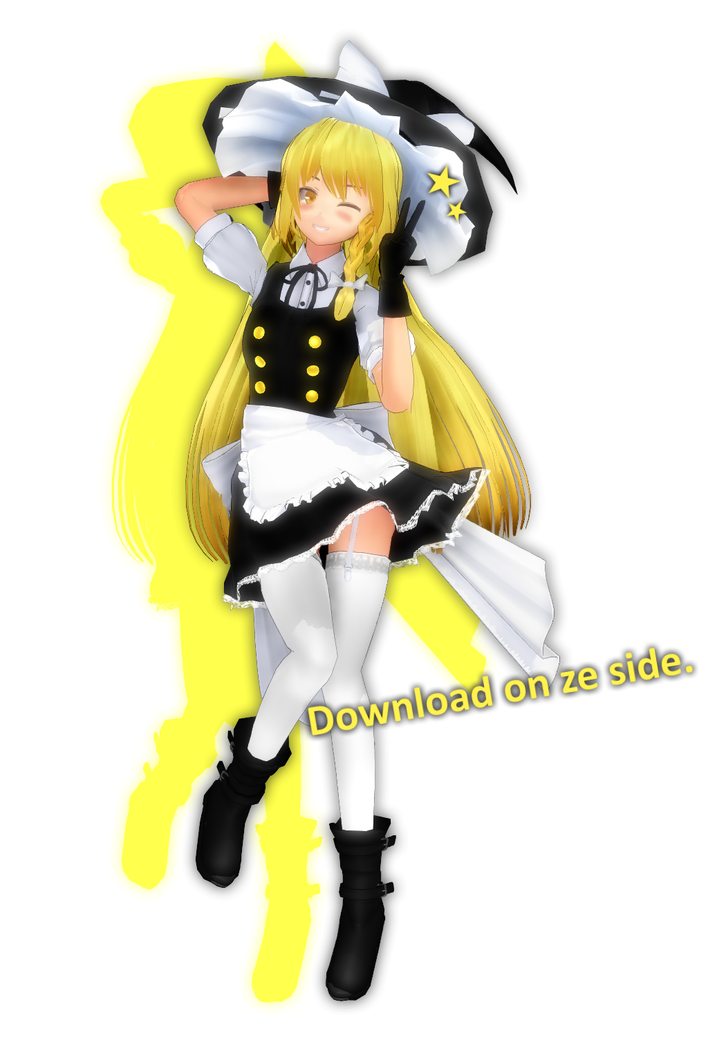 Marisa Kirisame -Arlvit Style- [DL] by PachiPachy on DeviantArt