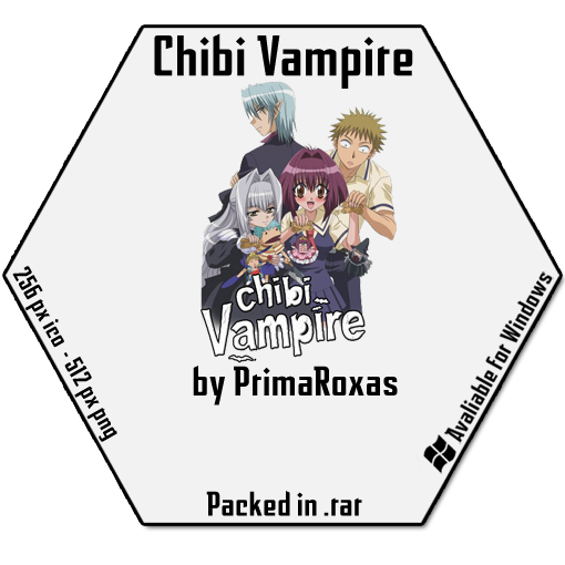 Chibi Vampire Icon for Windows