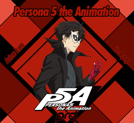 Persona 5 the Animation Anime Icon by PrimaRoxas on DeviantArt