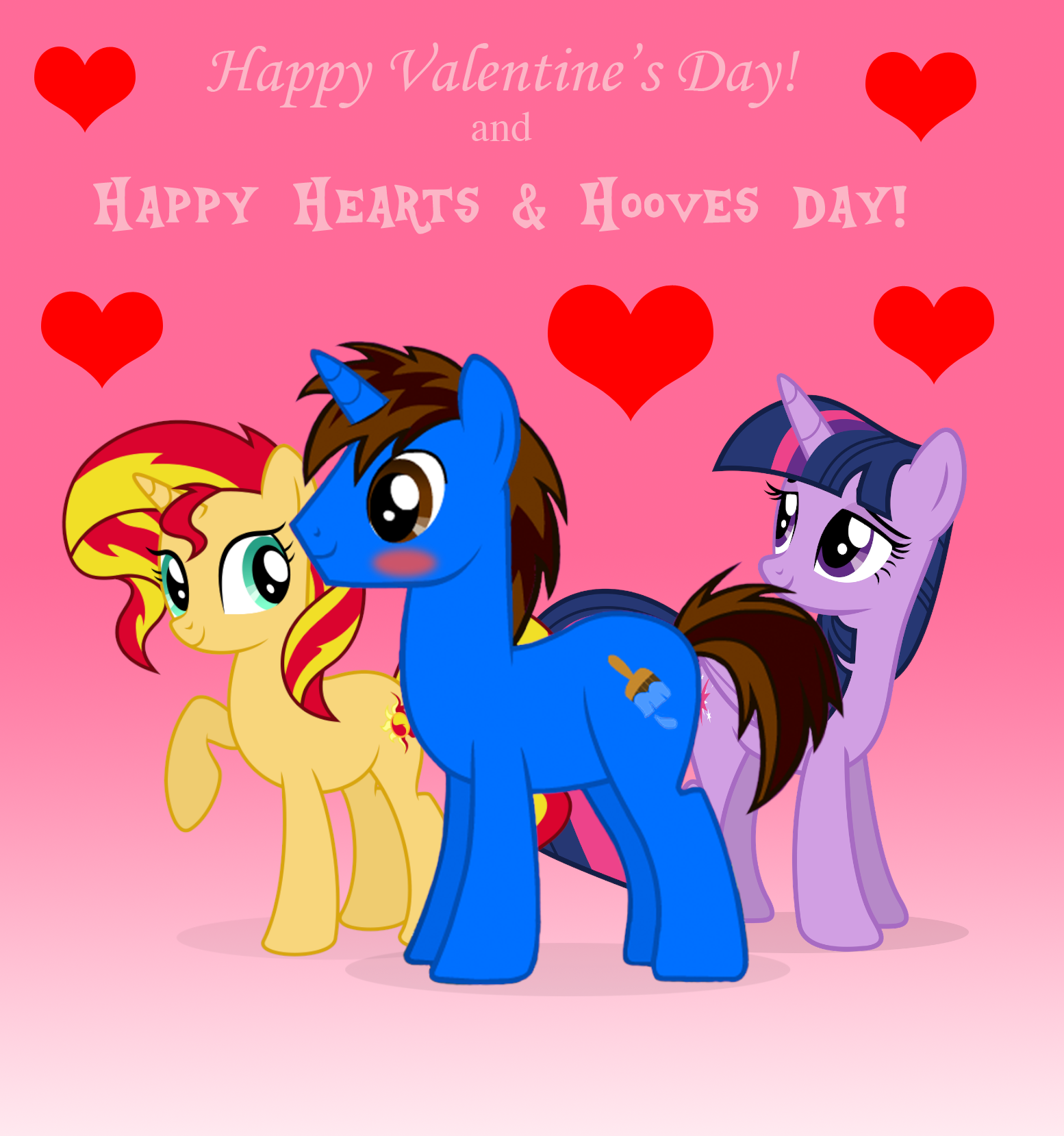 Happy Valentine and Hearts and Hooves Day by AndoAnimalia on DeviantArt