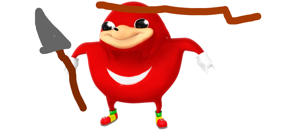 Gregzilla Knuckles memes poster addtion: ugandan knuckles by tepig2000 on DeviantArt