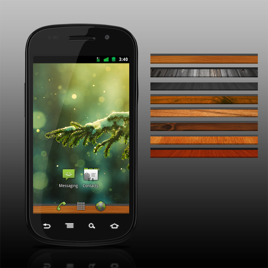 wooden docks launcher pro