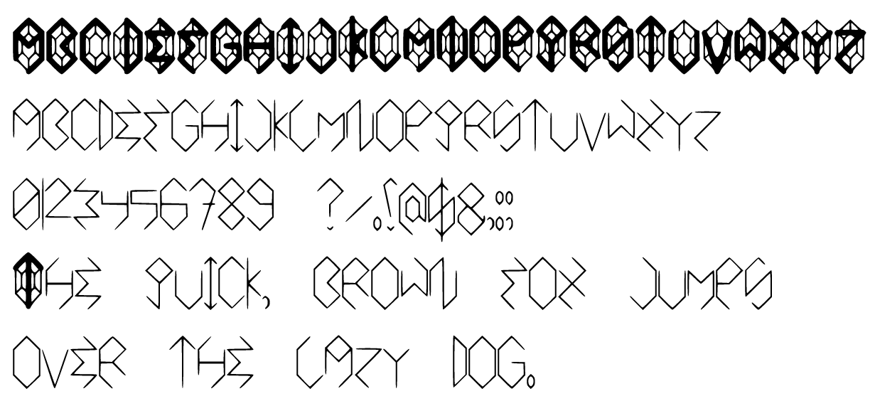 Rupee Font by GWBinvincible