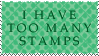 Too Many Stamps Stamp