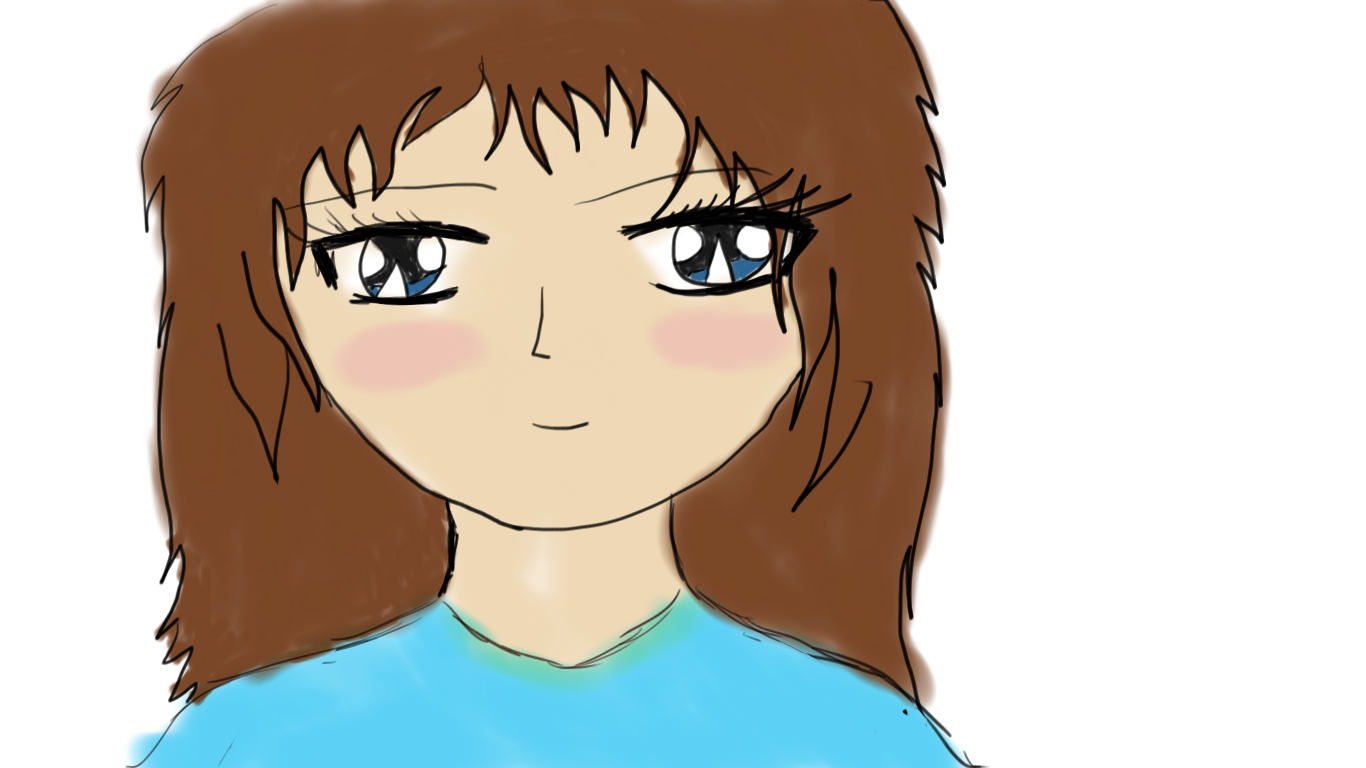 Blushing Girl by lMBATMAN on DeviantArt