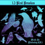 Crows, Ravens and Birds Brush Pack
