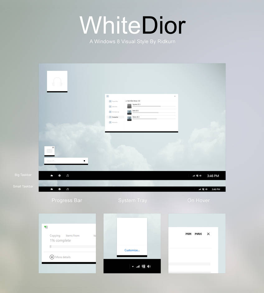 [UPDATE] WhiteDior Visual Style for Windows 8/8.1