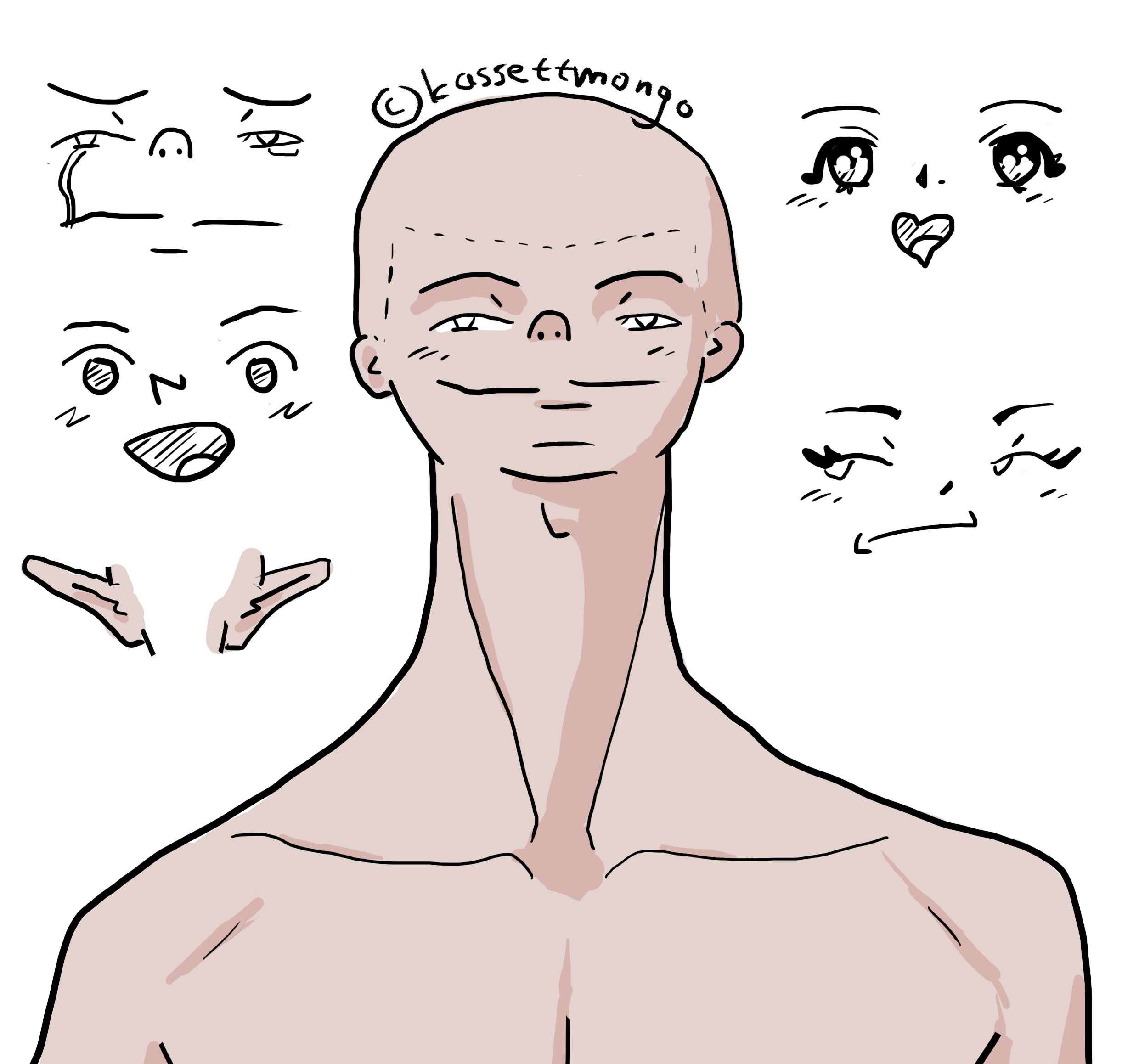 FREE BASE Man Portrait multiple Face Choice By Kassettmongo On DeviantArt
