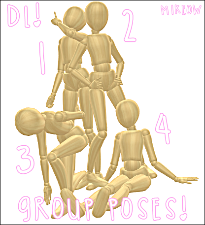 .::MMD::. |Group Poses| .::DL::.