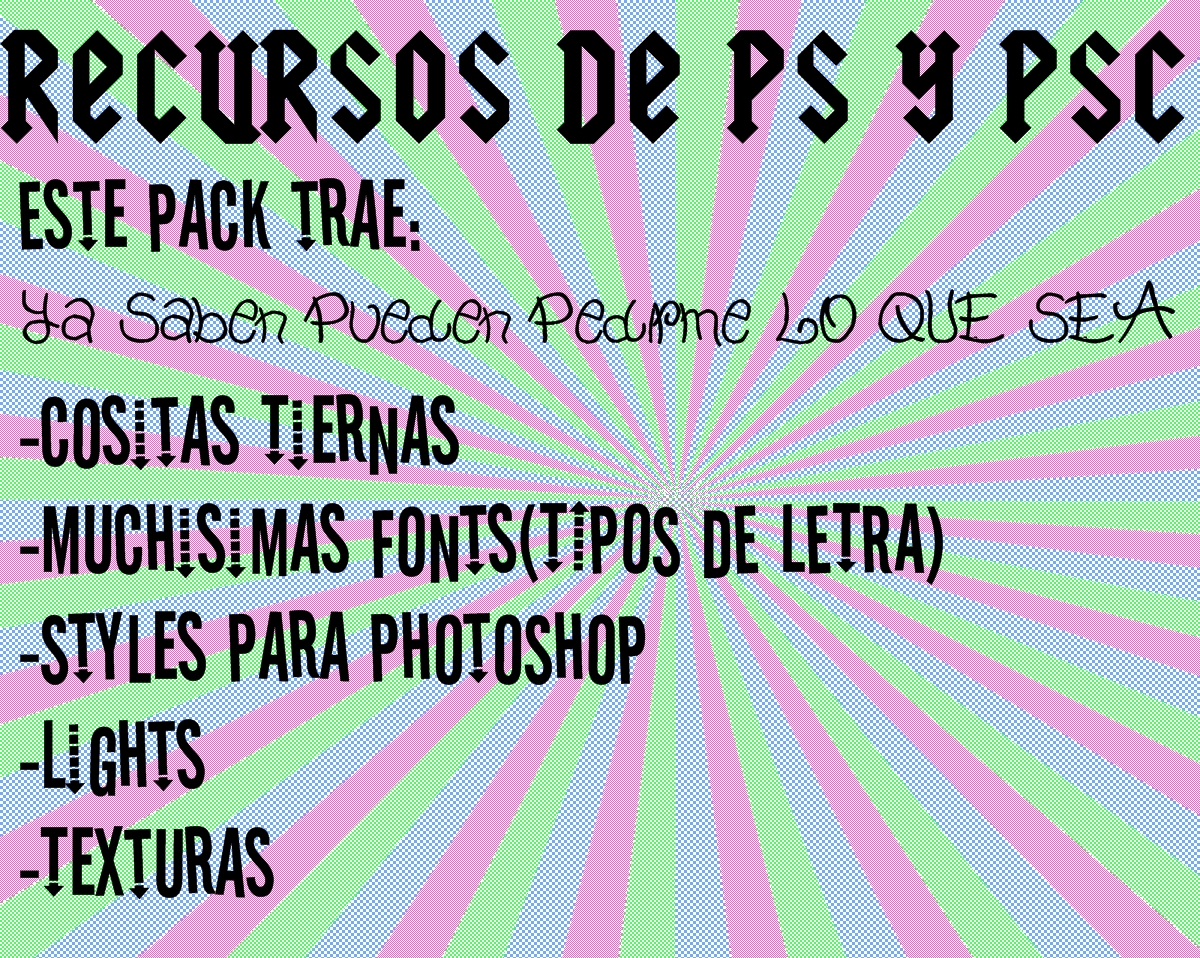 Recursos Photoshop y Photoscape