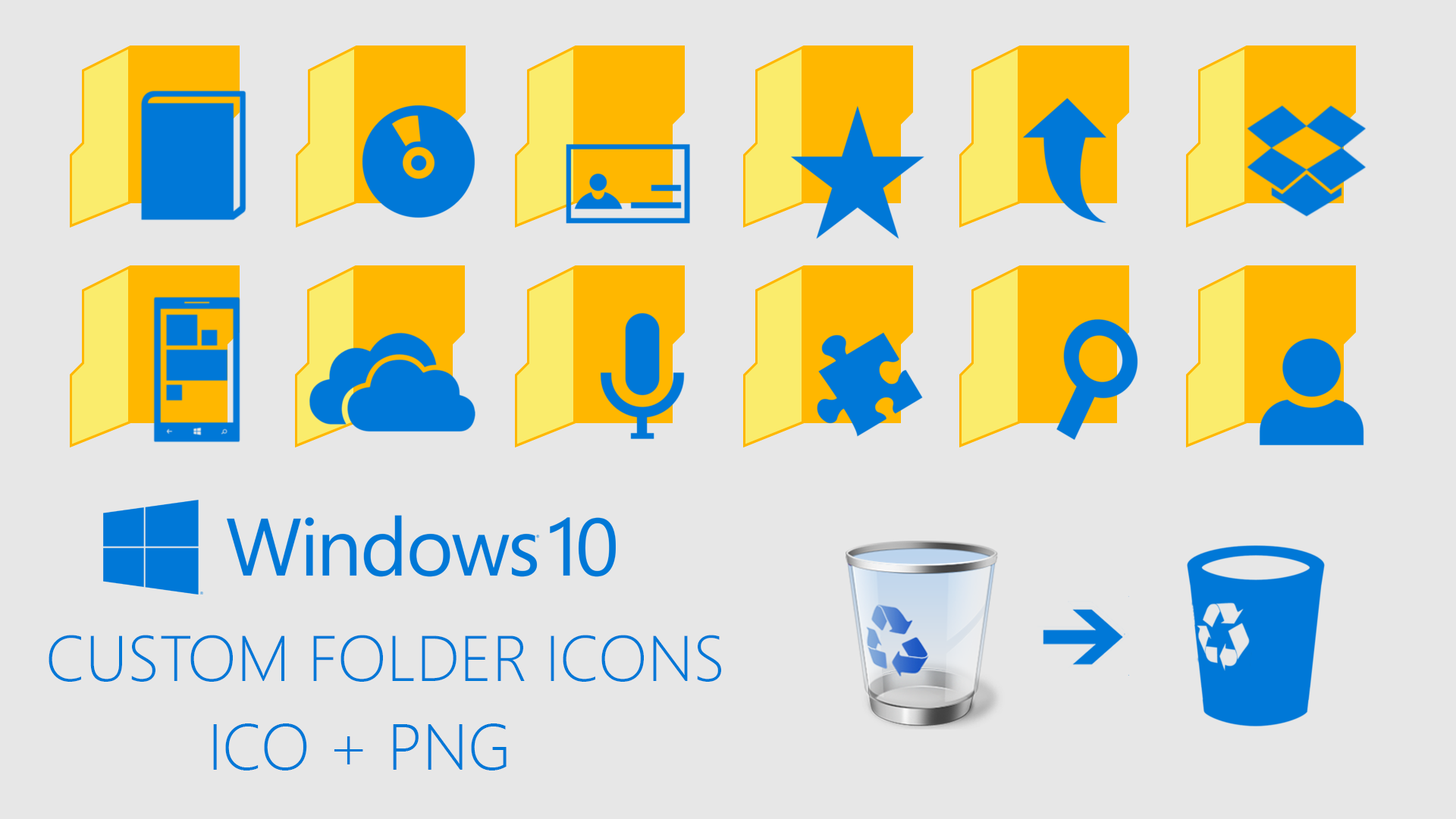 Windows 10 Custom Folder Icons