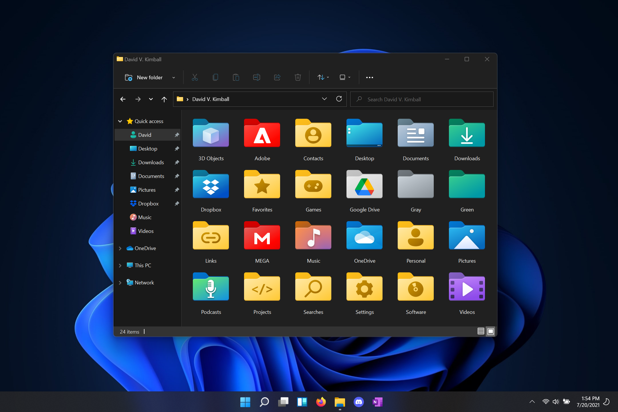 Windows 11 Folder Icons