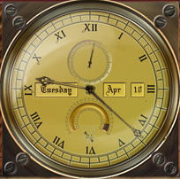 Steampunk Analog Clock