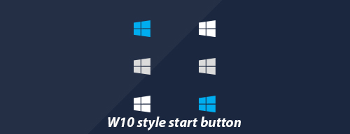 Windows 10 Style Start Button