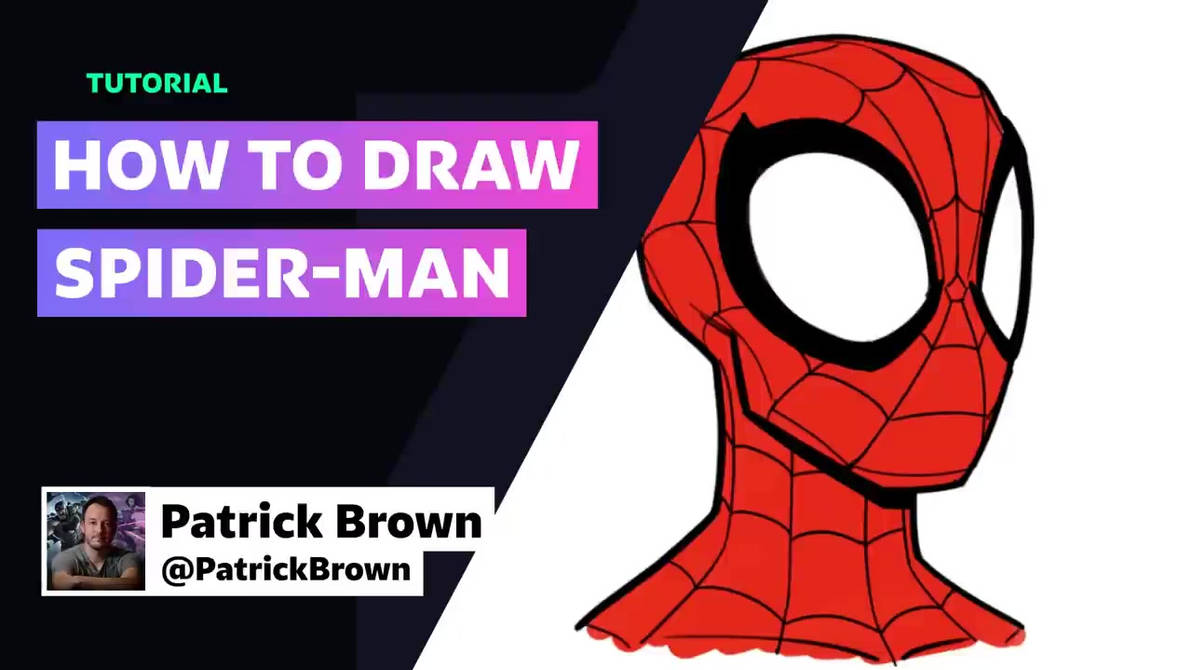 How to Draw Spider-man's Mask Step by Step by robertmarzullo on DeviantArt