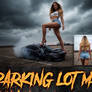 Giantess Sophia causes total mayhem in parking lot