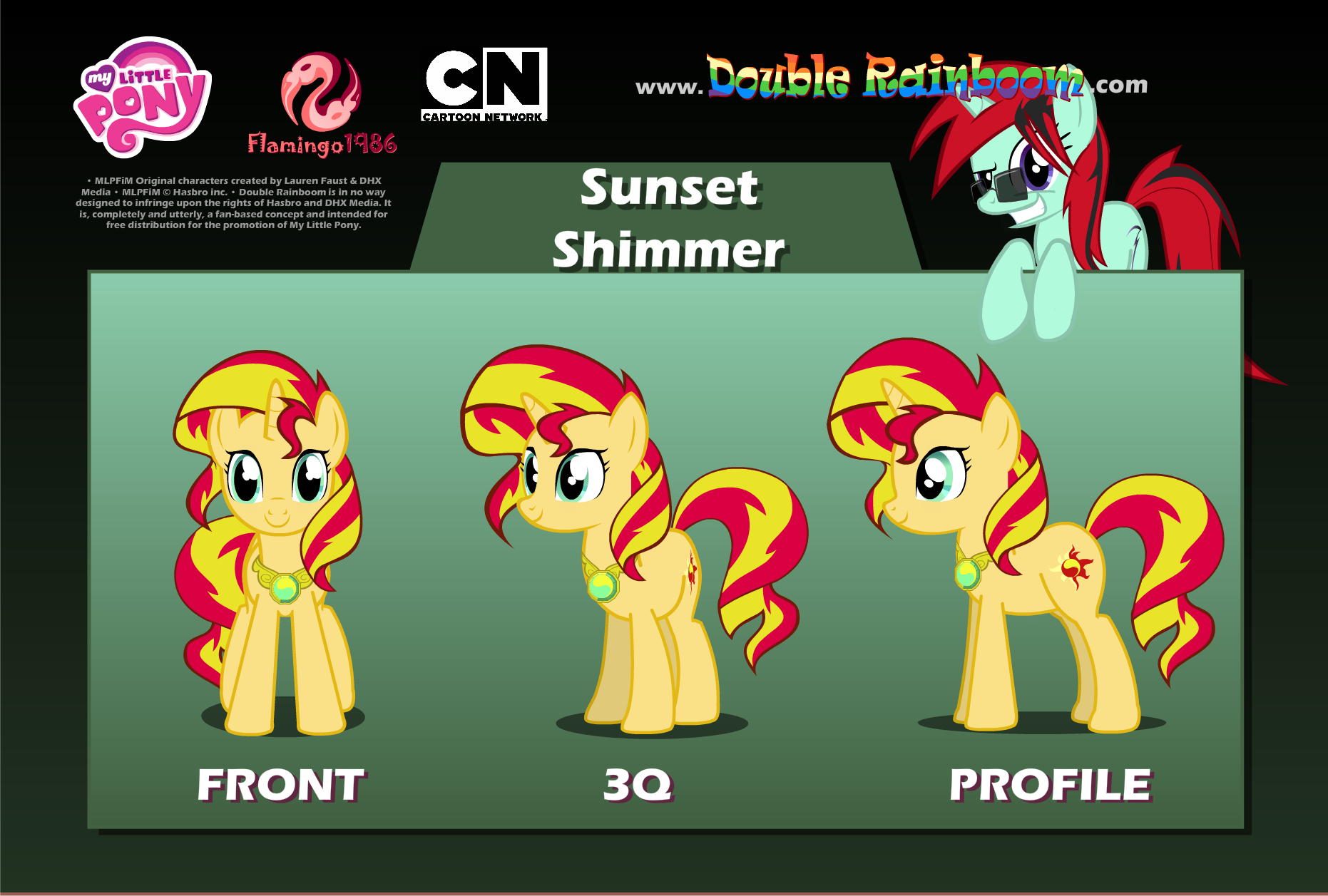 Unofficial DR Sunset Shimmer Puppet Rigs