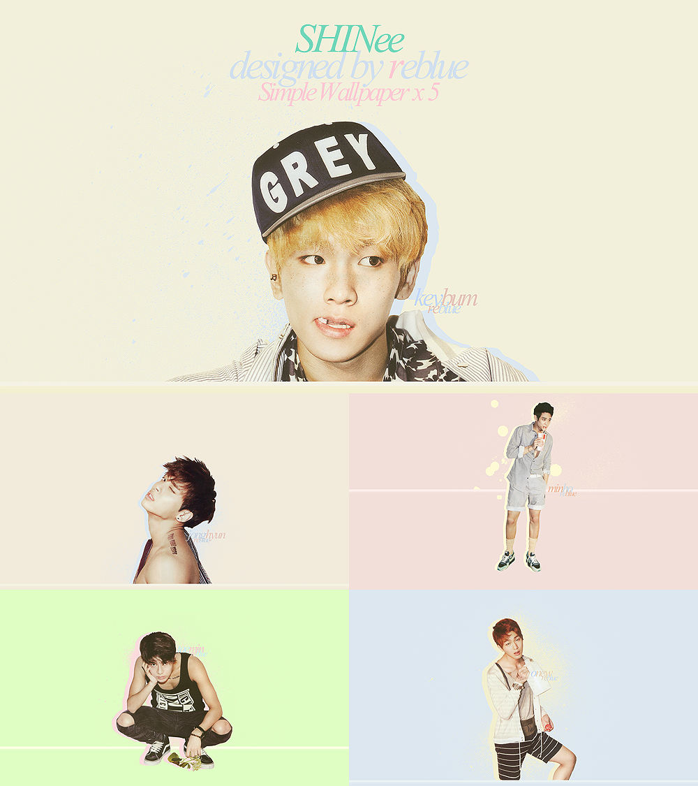 Shinee Dream Girl Simple Wallpaper Set By L0vehcl On Deviantart