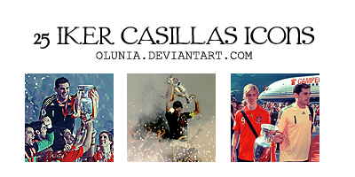 25 Iker Casillas icons.