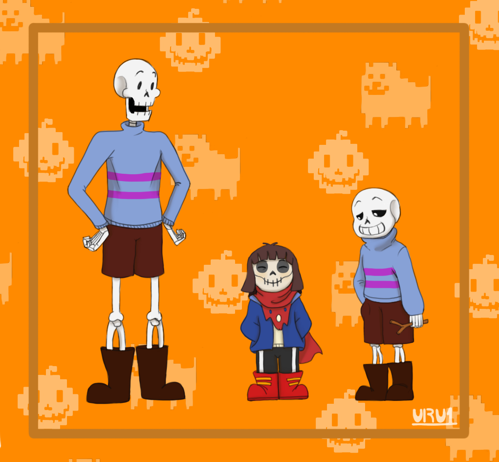Undertale halloween by Uru1 on DeviantArt