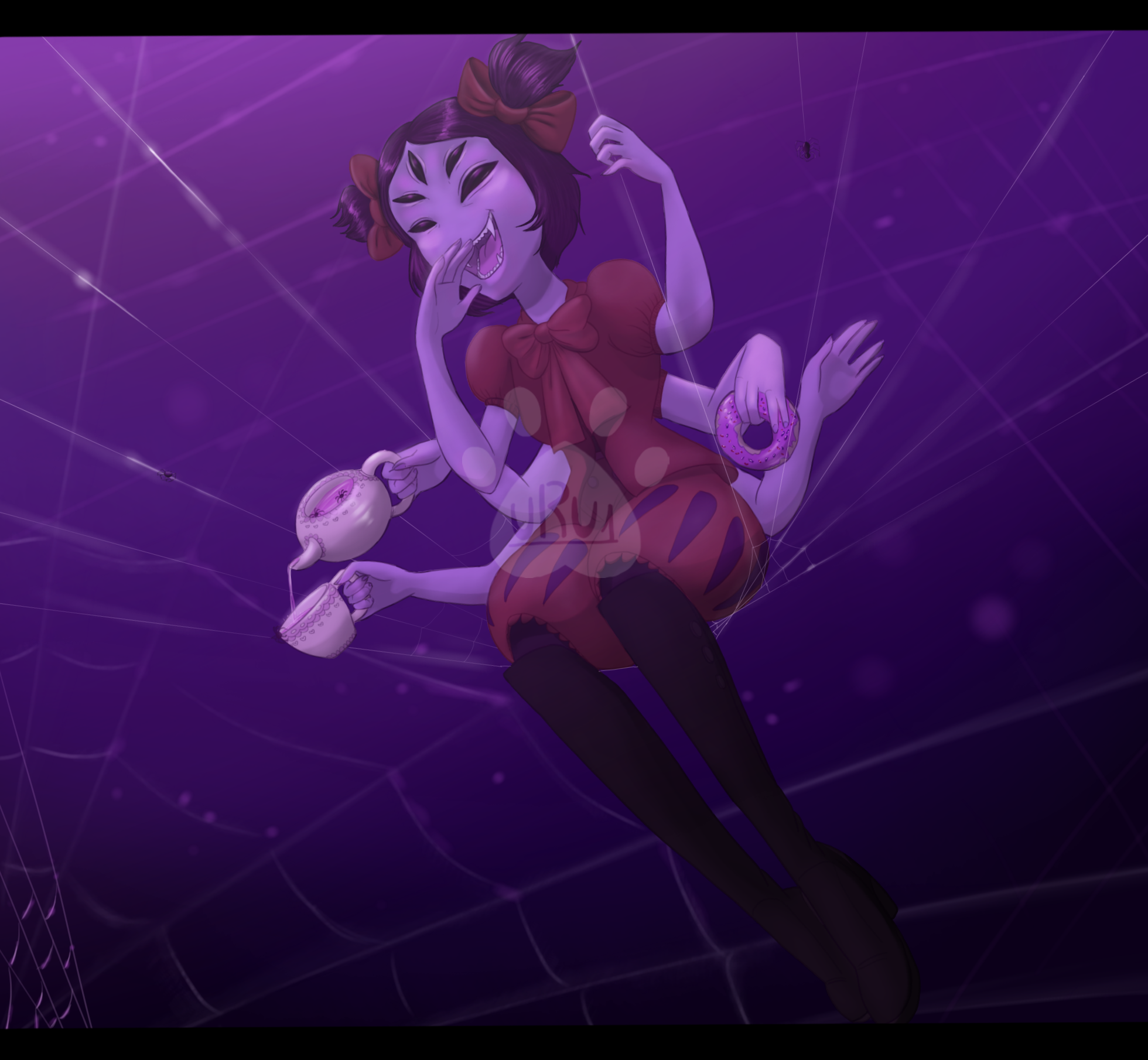 Undertale-Muffet by Uru1 on DeviantArt