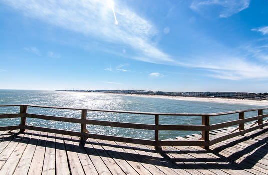 pier in the sun