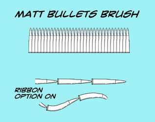 Matt's Bullets Brush for Manga Studio 5