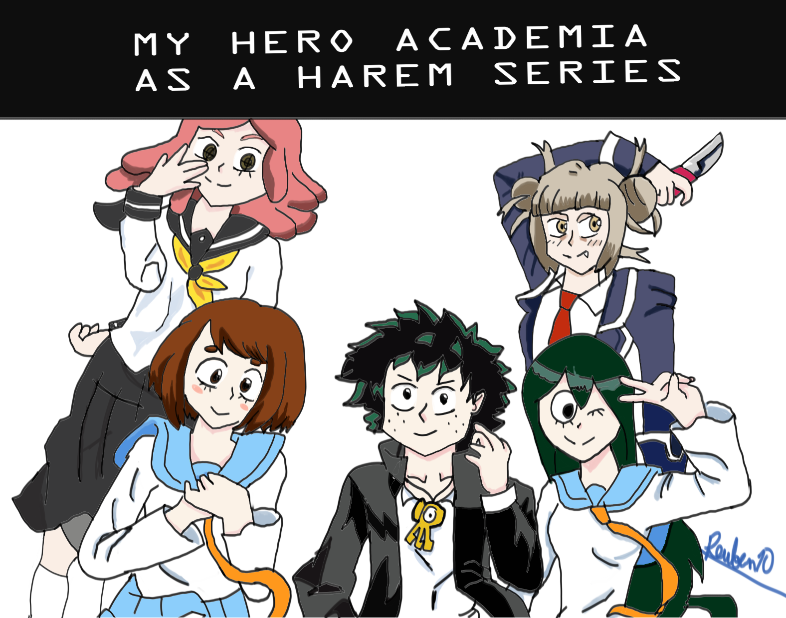 Izuku Midoriya's Harem by Reuventhesecond on DeviantArt