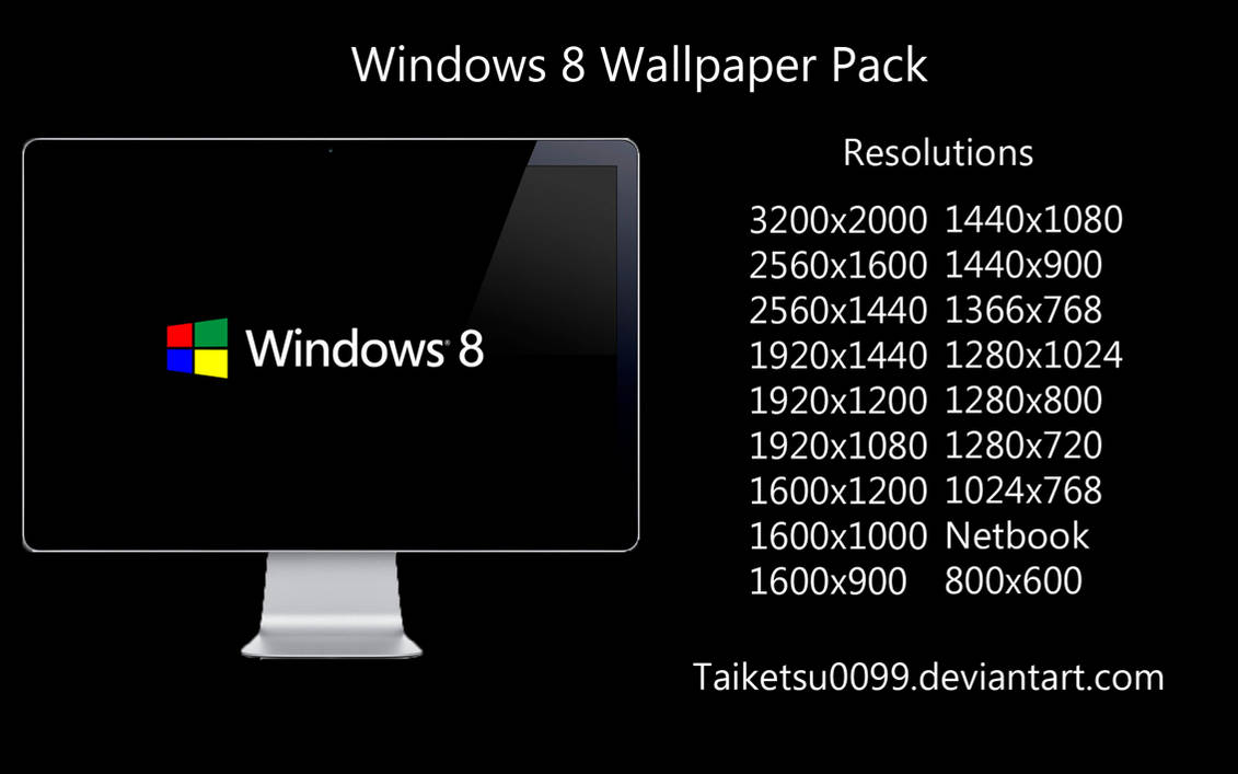 Windows 8 Wallpaper Pack by Taiketsu0099 by Taiketsu0099 on DeviantArt