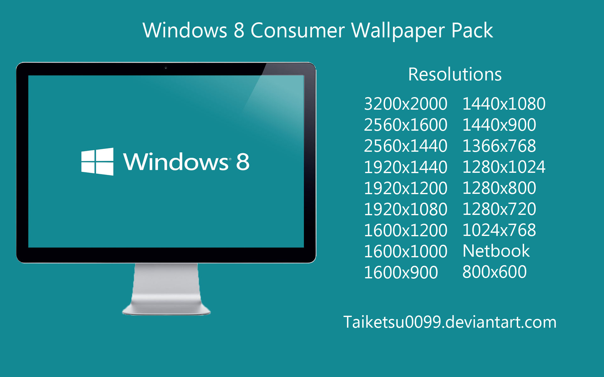 Windows 8 Consumer Wallpaper Pack by Taiketsu0099