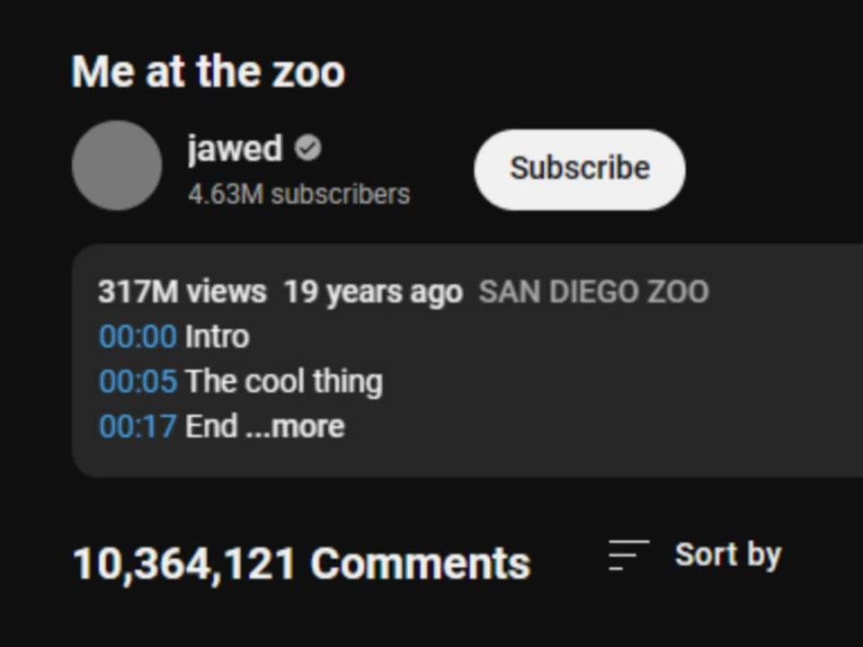 Me at the Zoo (REMAKE) by Pikachupsen on DeviantArt