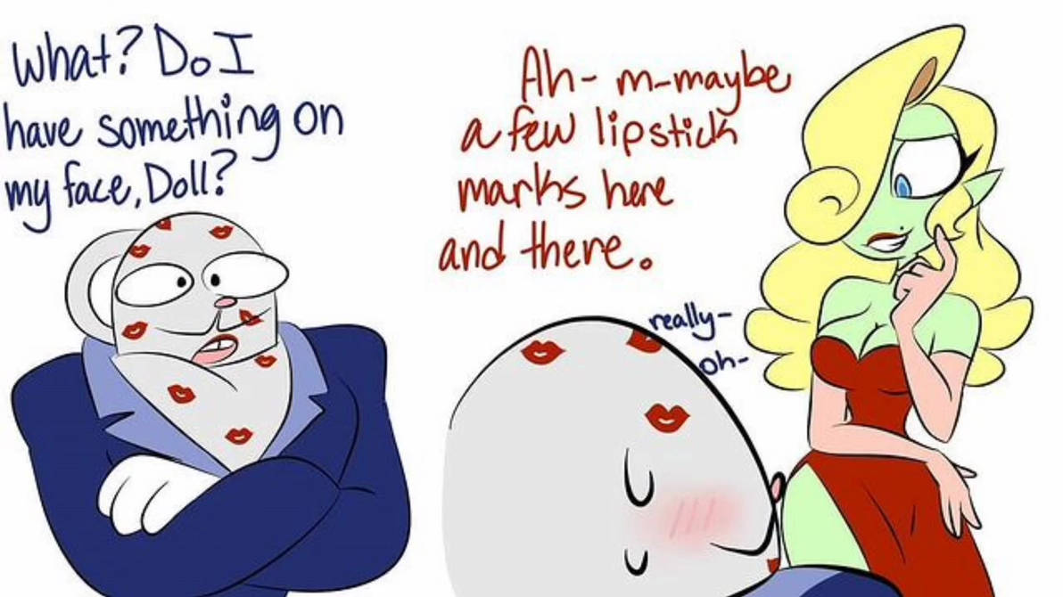 Scarlet kisses JJ by Pikachupsen on DeviantArt