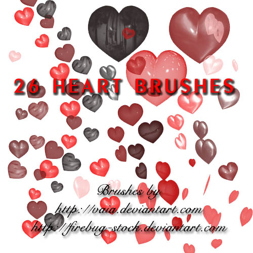 Heart Brushes