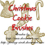 Christmas Cookie Brushes by firebug-stock