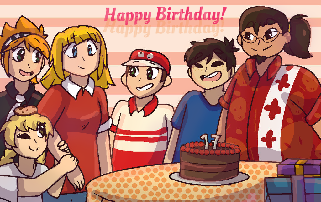 G.: Happy Birthday Hershey990! by aronora on DeviantArt