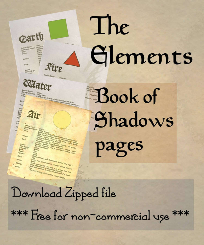 Book of Shadows 01 compendium by Sandgroan on DeviantArt