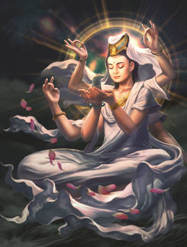 Guan Yin by Jessica T C Lee for GODS and GODDESSES