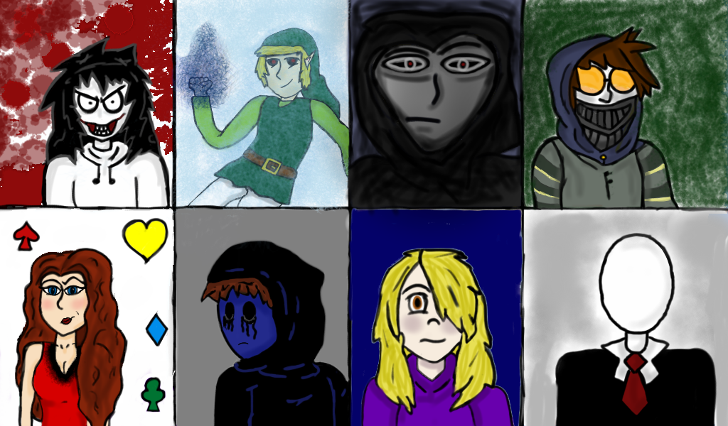 CreepypastaBehind Closed Doors Character Profiles by abacada123 on